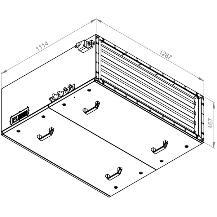 Centrala tratare aer - RUCK - SL 12040 E3J 12 10 - 135951 - 1483 W - 6470 mc/h - 230V/50Hz - automatizare inclusa [2]