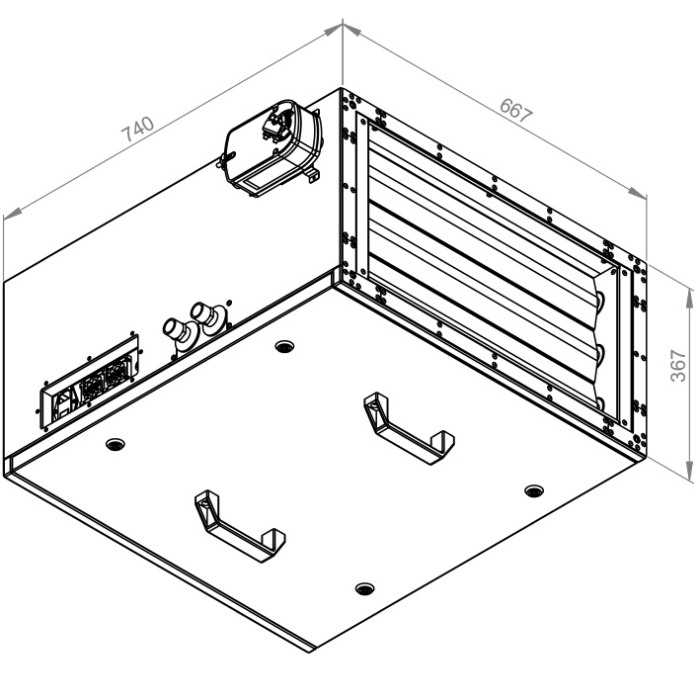Centrala tratare aer - RUCK - SL 6030 E2J 20 10 - 135886 - 273 W - 2010 mc/h - 230V/50Hz - automatizare inclusa [2]