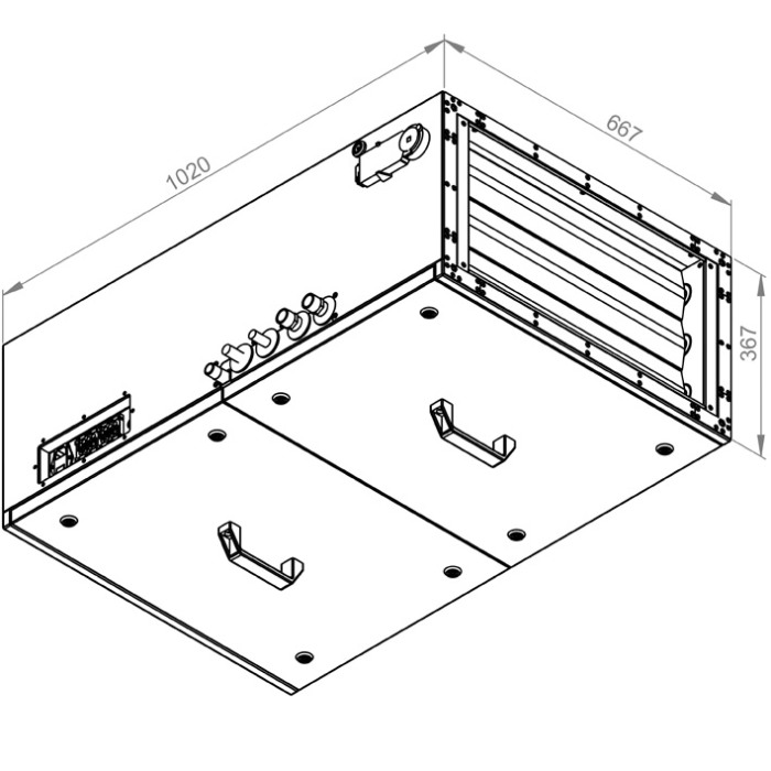 Centrala tratare aer - RUCK - SL 6030 E3J 12 10 - 135854 - 273 W - 1785 mc/h - 230V/50Hz - automatizare inclusa [2]