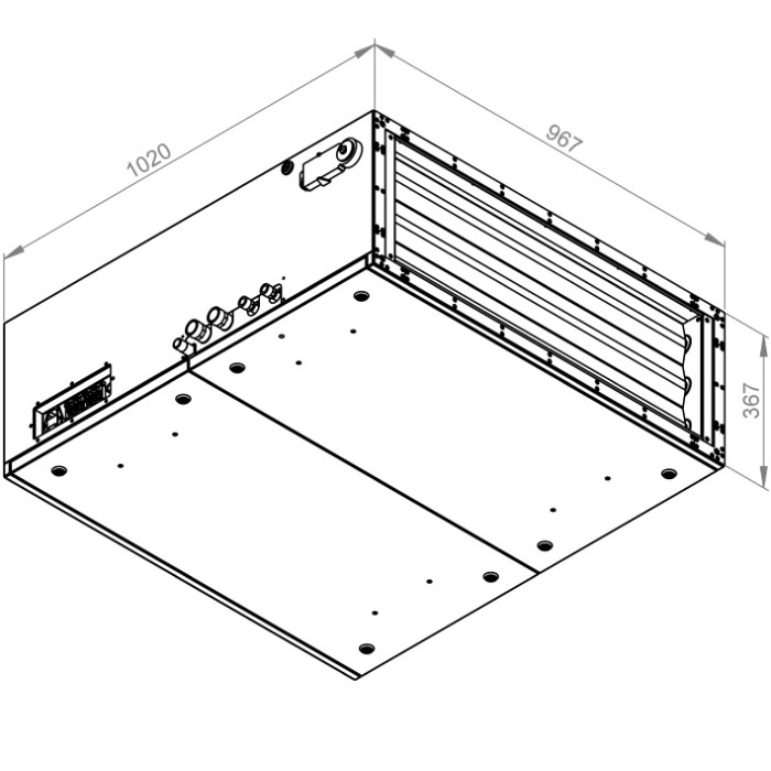 Centrala tratare aer - RUCK - SL 9030 E3J 11 10 - 136205 - 545 W - 3290 mc/h - 230V/50Hz - automatizare inclusa [2]