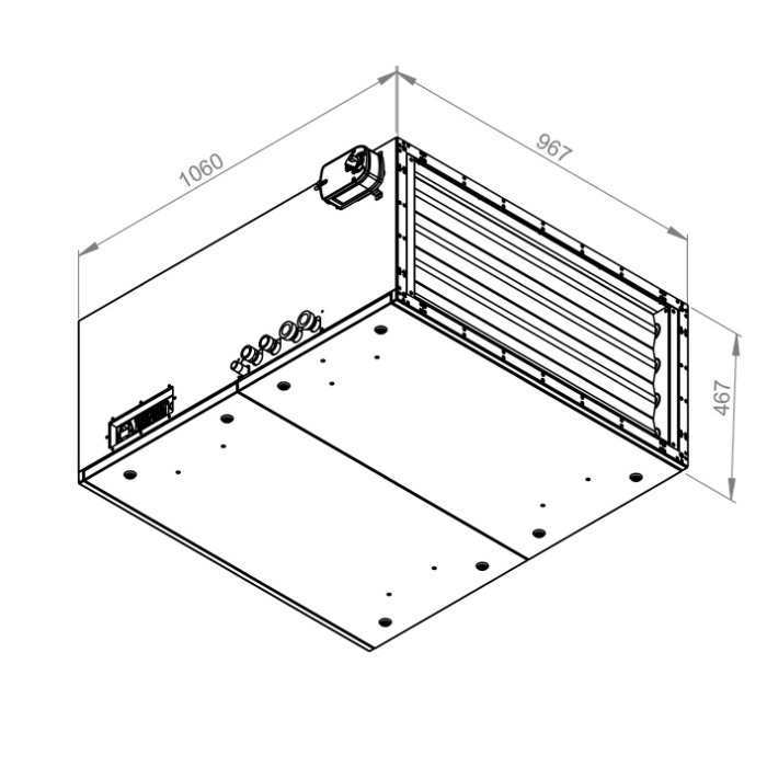 Centrala tratare aer - RUCK - SL 9040 E3J 21 10 - 136028 - 736 W - 3790 mc/h - 230V/50Hz - automatizare inclusa [2]