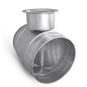 Clapeta de reglaj circulara actionata manual - EURODUCT - DAS-150 - SPIRO [1]
