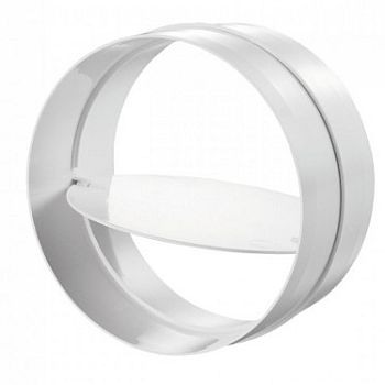 Conector tub circular cu clapeta antiretur - Blauberg - PlastiVent - Diametru 125mm [1]