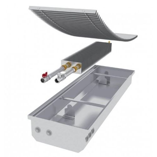 Convector pardoseala - Inox - incalzire cu convectie naturala - Stilltech - CV-1250-128-243-1-B-2 [1]