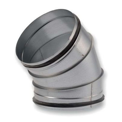 Cot 45gr. - EURODUCT - cu garnitura de cauciuc - BSKL-200-45 - SPIRO [1]