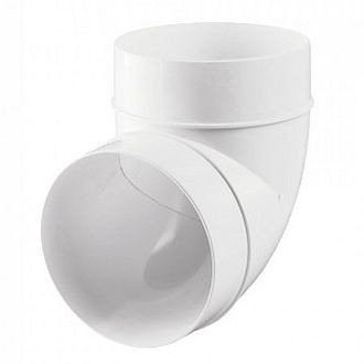Cot tub circular - Blauberg - PlastiVent - Diametru 100mm, 90 grade [1]