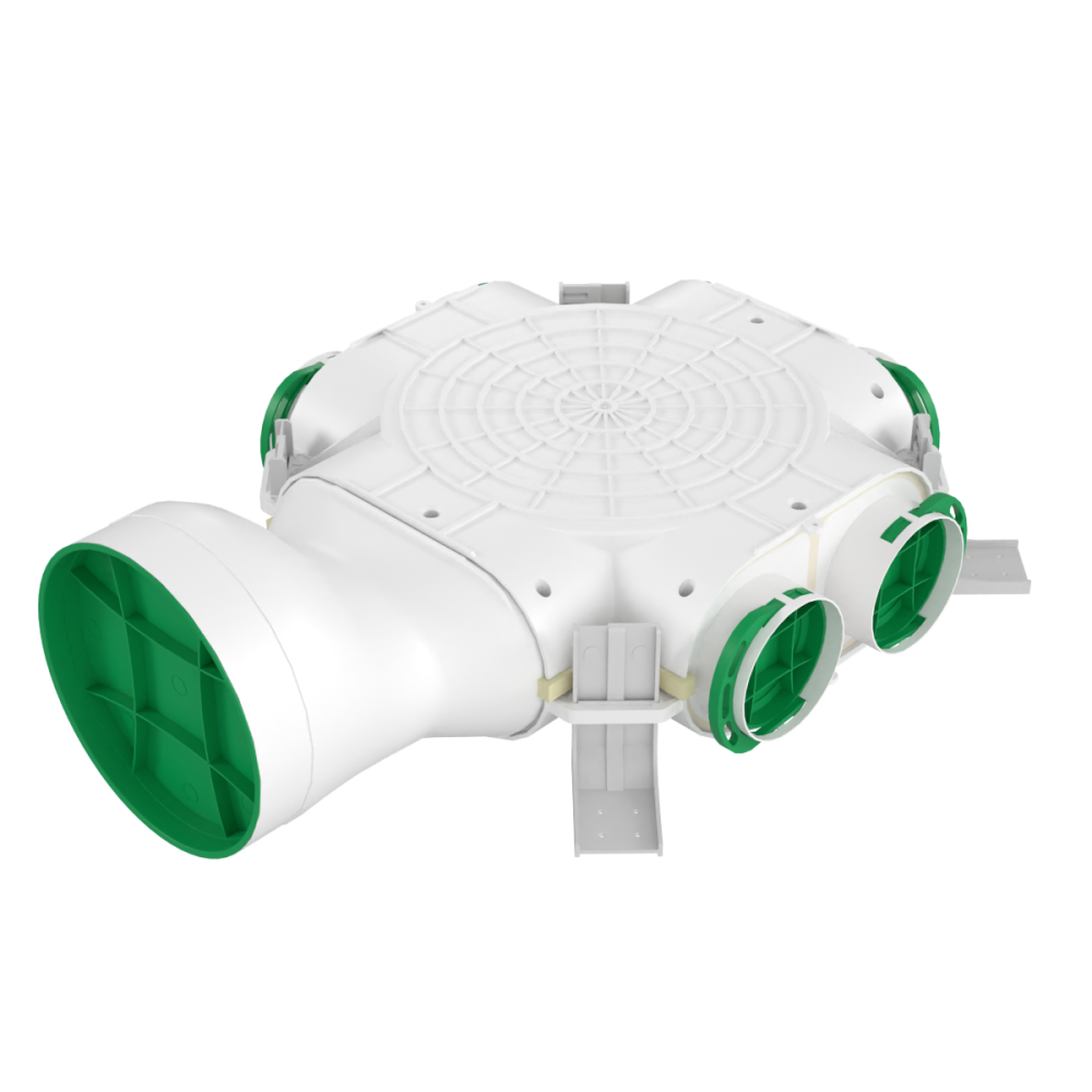 Cutie distributie Awenta VCB125-6 racorduri D-125-6x75 mm [1]