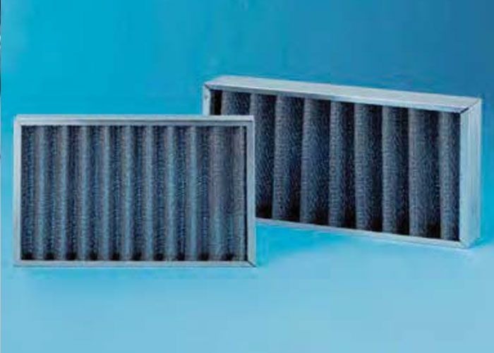 Filtru Plan Ondulat Otel Galvanizat - Rama Aluminiu - Clasa G2 - TECNICA - WZZ/A - Grosime 48 mm - 287x592 mm - 2200 mc/h [1]