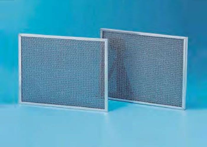 Filtru Plan Otel Galvanizat - Rama Aluminiu - Clasa G2 - TECNICA - KMZ/A - Grosime 10 mm - 400x400 mm - 850 mc/h [1]