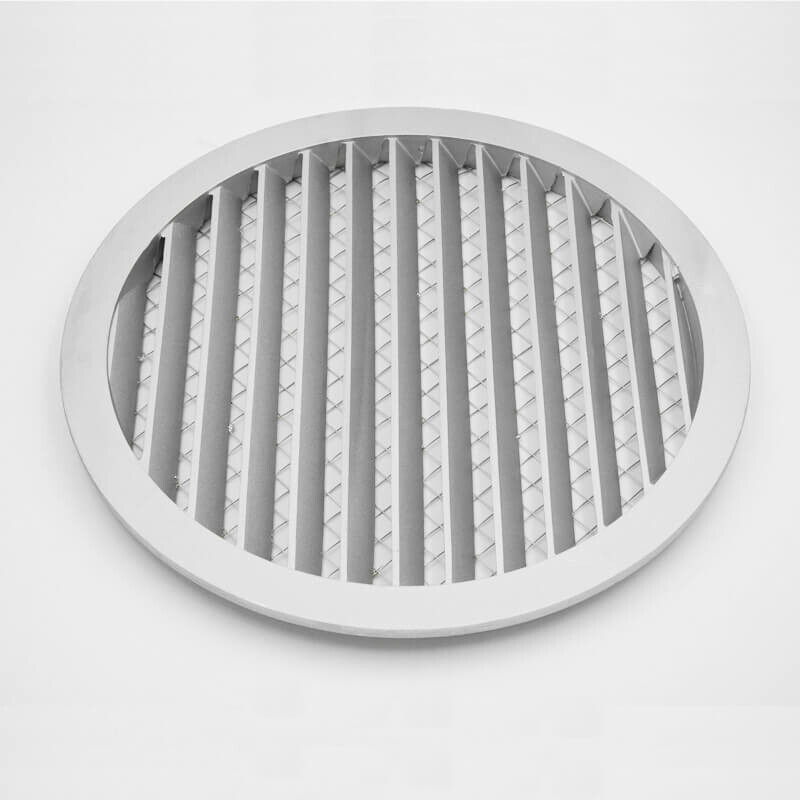 Grila circulara de exterior din aluminiu natur Havaco KMOV-250 [1]