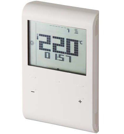 RDE100.1 - SIEMENS - Cronotermostat de camera - Electronic cu afisaj - Incalzire - Programator 7 zile - Alimentare cu baterii - Contact releu integrat 2A rezistiv - S55770-T279 [1]