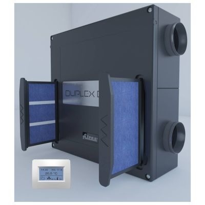 Recuperator de caldura montaj vertical / orizontal - DUPLEX - Easy 300 - controller automat CPA - 300 mc/h [3]