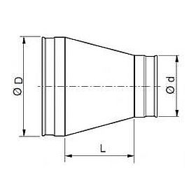 Reductie circulara - EURODUCT - RPC-250-125 - SPIRO [2]