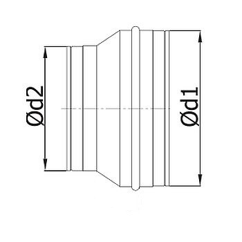 Reductie circulara - EURODUCT - RPC-250-160 - SPIRO [2]