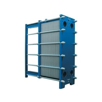 Schimbator de caldura in placi plane cu tubulator si garnitura - TECHNO SYSTEM - TS 3001 - Racorduri - DN100 - inaltime: 1343mm [1]