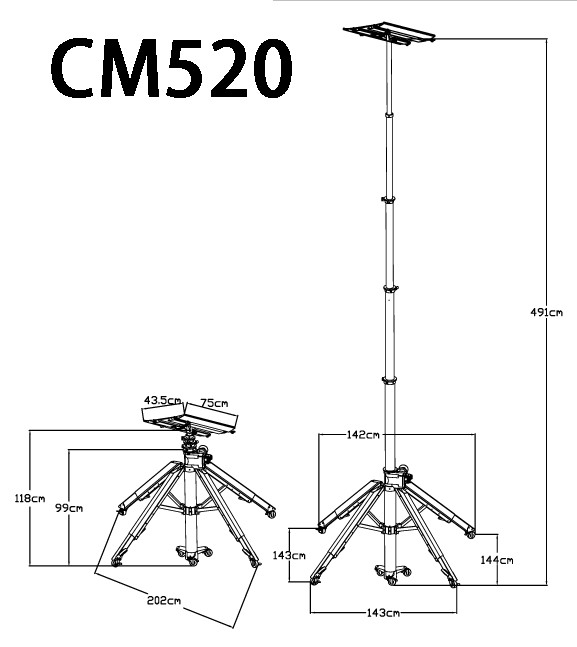 Sistem ridicare - lift electric - CM 520-H1 - 4.9 m [2]