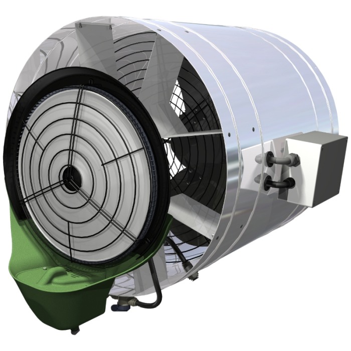 Umidificator profesional centrifugal cu ventilator debit mare FRANCO - UX56-T - 6 700 m3h - 30 litri / ora - 380V [1]