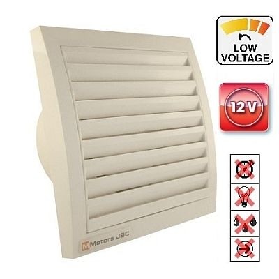 Ventilator Baie - MMotors - MM LV 100 12V - WHITE - 105 mc/h [1]