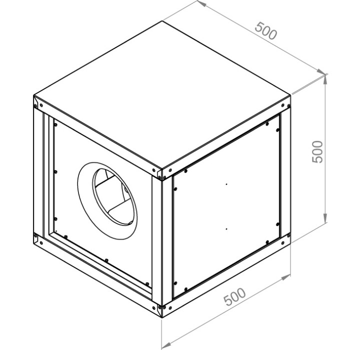 Ventilator carcasat - RUCK - MPC 280 E2 20 - 126657 - 3380 mc/h - 230V/50Hz [1]