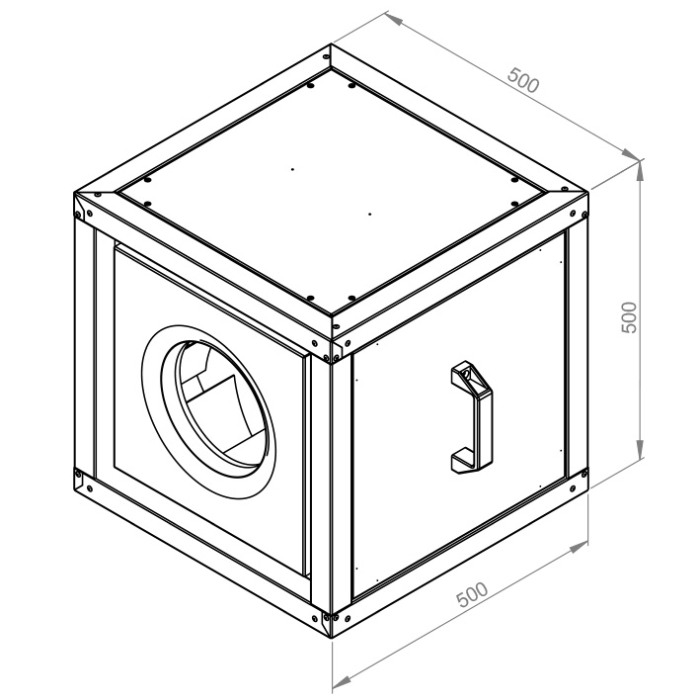 Ventilator carcasat - RUCK - MPC 315 D2 40 - 157186 - 4295 mc/h - 400V/50Hz [1]