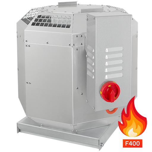 Ventilator de acoperis evacuare verticală desfumare  2 ore până la 400°C - RUCK - DVN 450 D4 F4 30 - 142187 -  6975 mch [1]