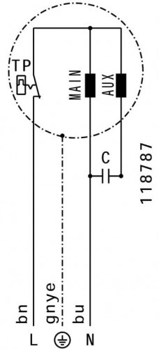 Ventilator in-line circular de tubulatura - RUCK - ETALIN - EL 250 E2 06 - 116227 - 160 W - 1626 mc/h - 230V/50Hz [2]