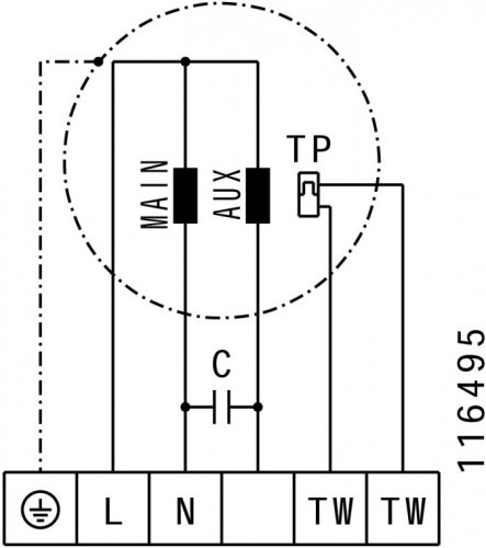 Ventilator in-line circular de tubulatura - RUCK - ETALIN - EL 315 E2 01 - 112202 - 530 W - 3510 mc/h - 230V/50Hz [2]