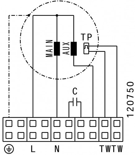Ventilator in-line circular de tubulatura - RUCK - ETALIN - EL 500 E4 01 - 118061 - 740 W - 6950 mc/h - 230V/50Hz [2]