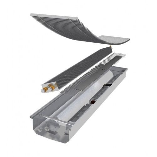Ventiloconvector de pardoseala - Inox - pentru incalzire/racire - Stilltech - VCVRI-2750-132-305-2-2-2 [1]