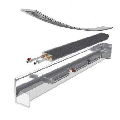 Ventiloconvector de perete pentru incalzire cu convectie fortata - Stilltech - VCVV-1000-220-160-1-2-2 [1]