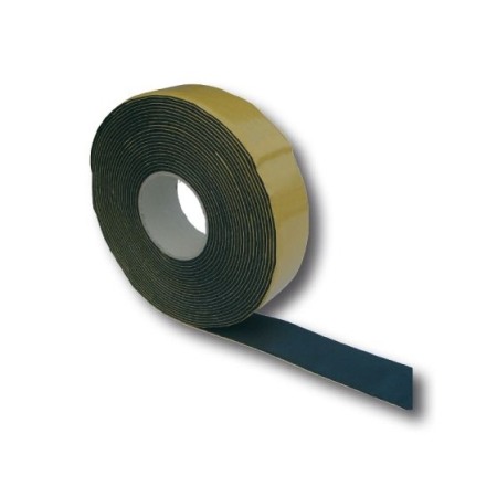 Benzi adezive anticondens - Banda autoadeziva NEOPREN Neagra - Tecnosystemi - 3mm/50mm/10m- 11128005