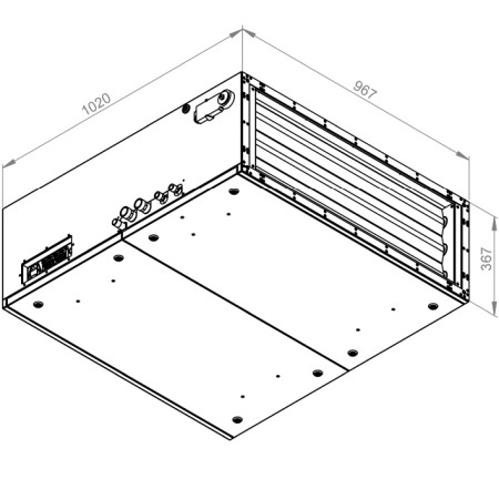 Centrala tratare aer - RUCK - SL 9030 E3J 11 10 - 136205 - 545 W - 3290 mc/h - 230V/50Hz - automatizare inclusa [1]