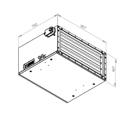 Centrala tratare aer - RUCK - SL 9040 E2J 20 10 - 136159 - 738 W - 4280 mc/h - 230V/50Hz - automatizare inclusa [1]