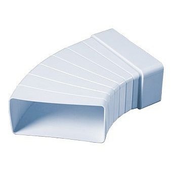 Accesorii tub rectangular - Cot orizontal flexibil tubulatura rectangulara - Blauberg - PlastiVent - 60mm x 204mm