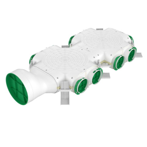 Sisteme ventilatie AWENTA - Cutie distributie Awenta VCB160-10 racorduri D-160-10x75 mm