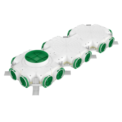 Sisteme ventilatie AWENTA - Cutie distributie Awenta VCB160/200-16 racorduri D-160/200-16x75 mm