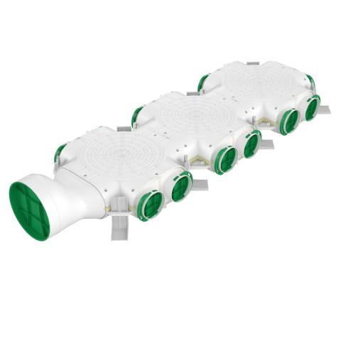 Sisteme ventilatie AWENTA - Cutie distributie Awenta VCB160-14 racorduri D-160-14x75 mm