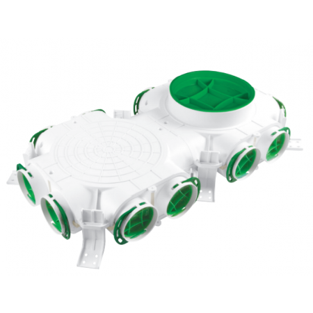 Recuperatoare De Caldura | Accesorii - Cutie distributie Awenta VCB200-12 racorduri D-200-12x75 mm