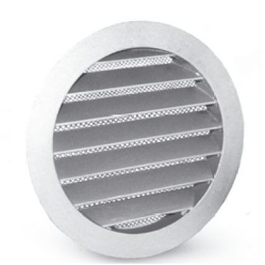 Grile-Anemostate - Grila aluminiu de exterior cu plasa - Alnor - USAV-400