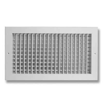 Grile dubla deflexie - ARIATECH - Grila de refulare cu dubla deflexie - ARIATECH - SGDD - 100x1500 mm - RAL9016