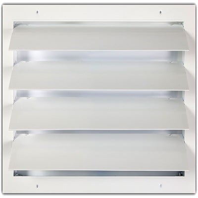 Grile gravitationale - Grila gravitationala , cu plasa de protectie - ARIATECH EGG  - 100x300 mm - RAL9016