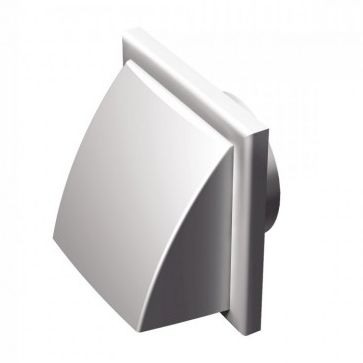 Grile de exterior Blauberg - Grila - profil antiploaie , clapeta antiretur - Blauberg - MV 122 VK PVC