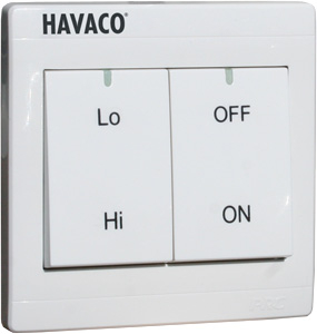 Selector trepte de viteza - Intrerupator ventilator On/Off + 2 viteze HRS-01