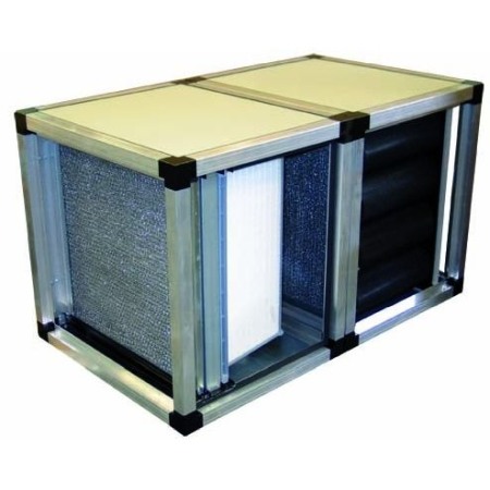 Module filtrante - Modul filtrant - Aerservice - filtru mecanic HEPA + carbon activ MF 120 THC - 7500 mc/h