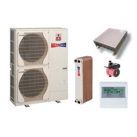 POMPE DE CALDURA - Pompa de caldura - Mitsubishi Electric - Zubadan Aer-Apa 16 kW - 380V