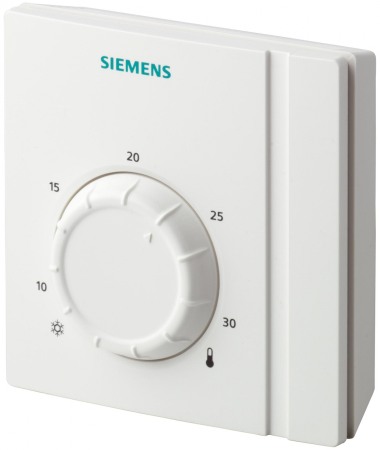 Termostate de Ambianta | Cronotermostate - RAA21 - SIEMENS - Termostat de camera - Electromecanic - Doar Incalzire sau doar Racire - Fara selector - S55770-T220