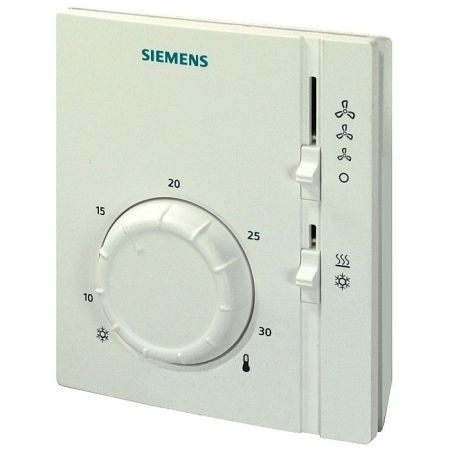 AUTOMATIZARI - RAB11 - SIEMENS - Termostat de camera - Electromecanic - sistem 2 tevi - ventiloconvector, selector incalzire/racire - S55770-T225