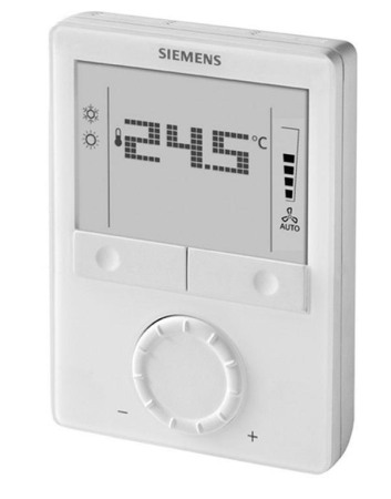 Termostate Ventiloconvectoare - RDG100 - SIEMENS - Termostat de camera cu afisaj LCD, AC 230 V - ventiloconvector si universal, pentru sistem 2/4 tevi - S55770-T158