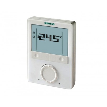 Termostate Ventiloconvectoare - RDG110 - SIEMENS - Termostat de camera cu afisaj LCD, AC 230 V, ventiloconvector si universal, pentru sistem 2/4 tevi - S55770-T160