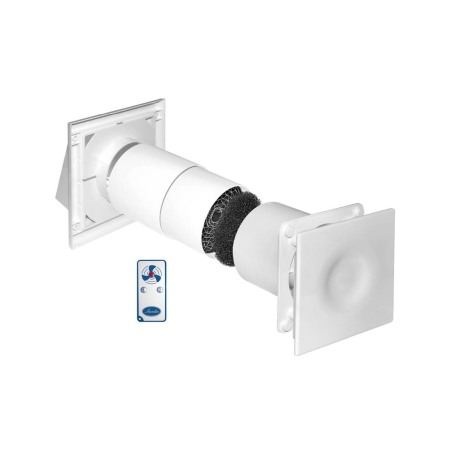 Solutii recuperare de caldura - Recuperator de caldura cu telecomanda Awenta HRV100P - 50 mc/h